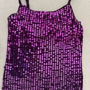 Sequin Purple Women's Top